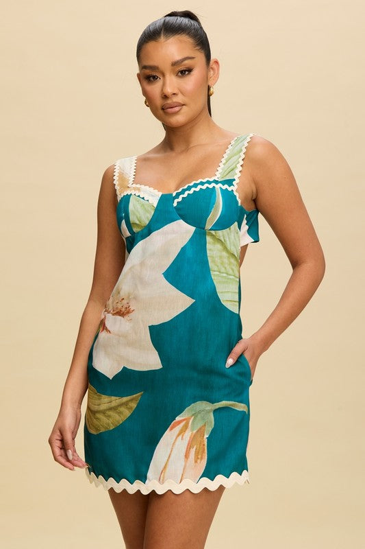 Tropical Mini Dress